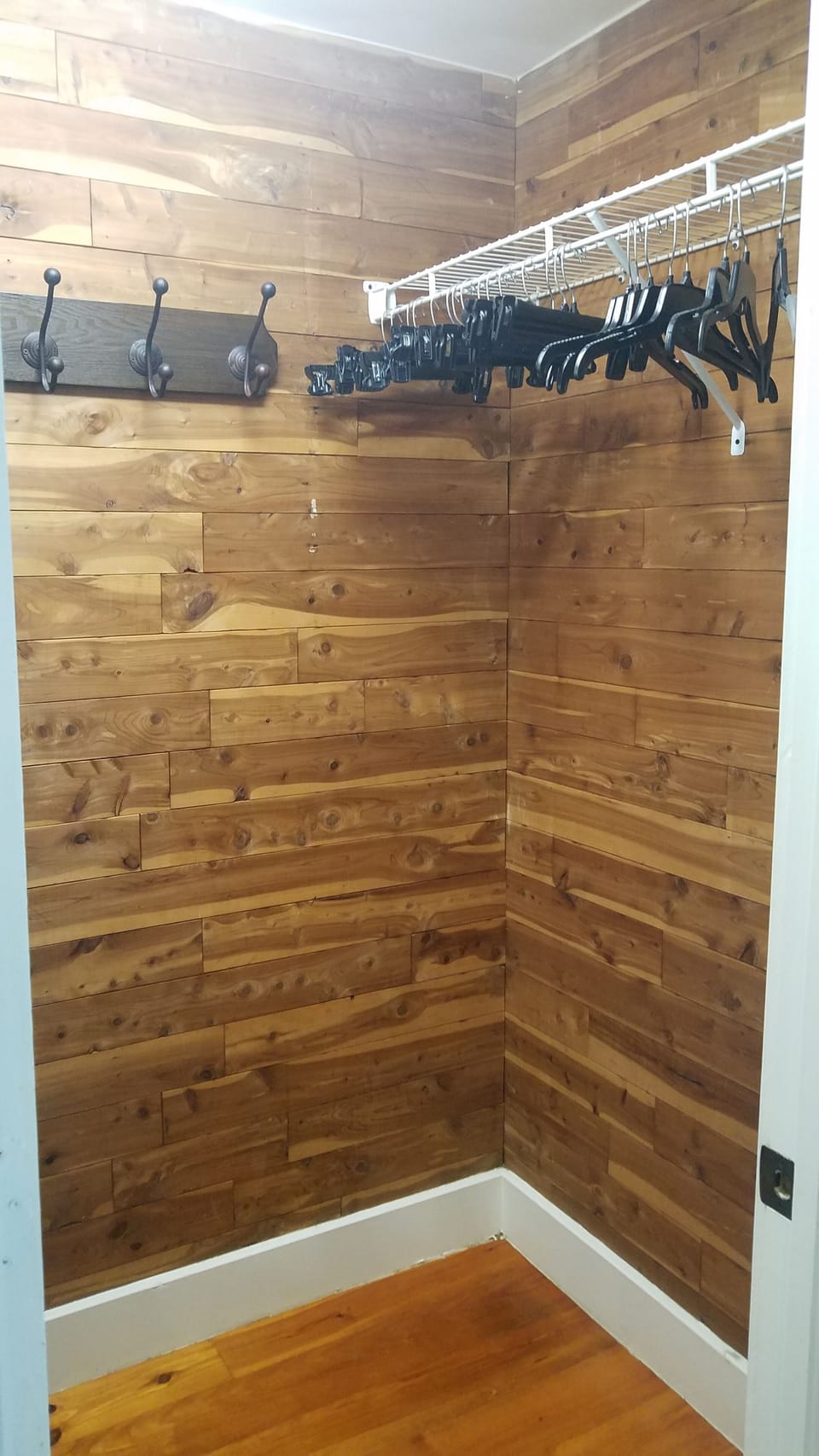 Walk-in cedar Closet