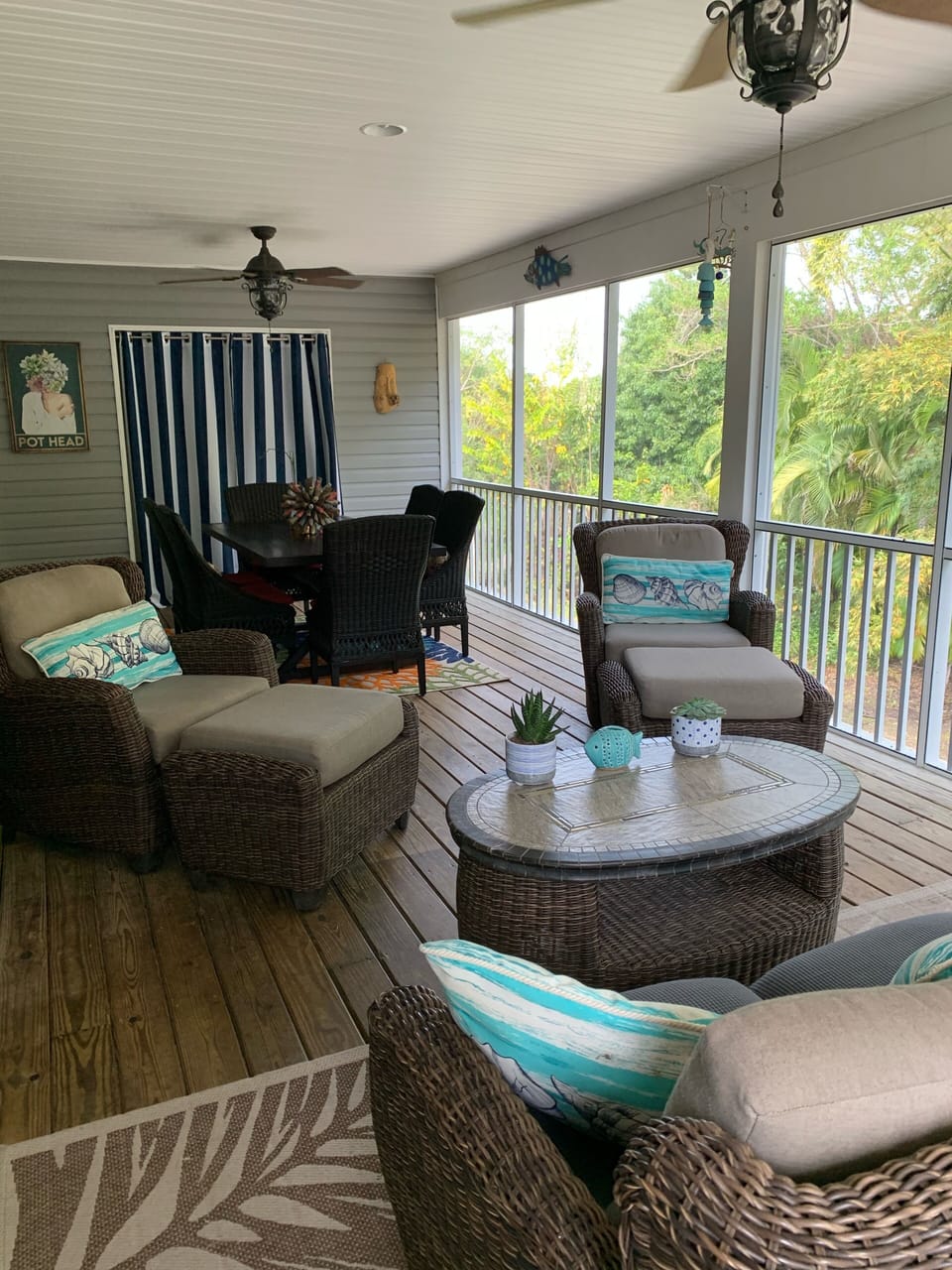 Back screened porch
