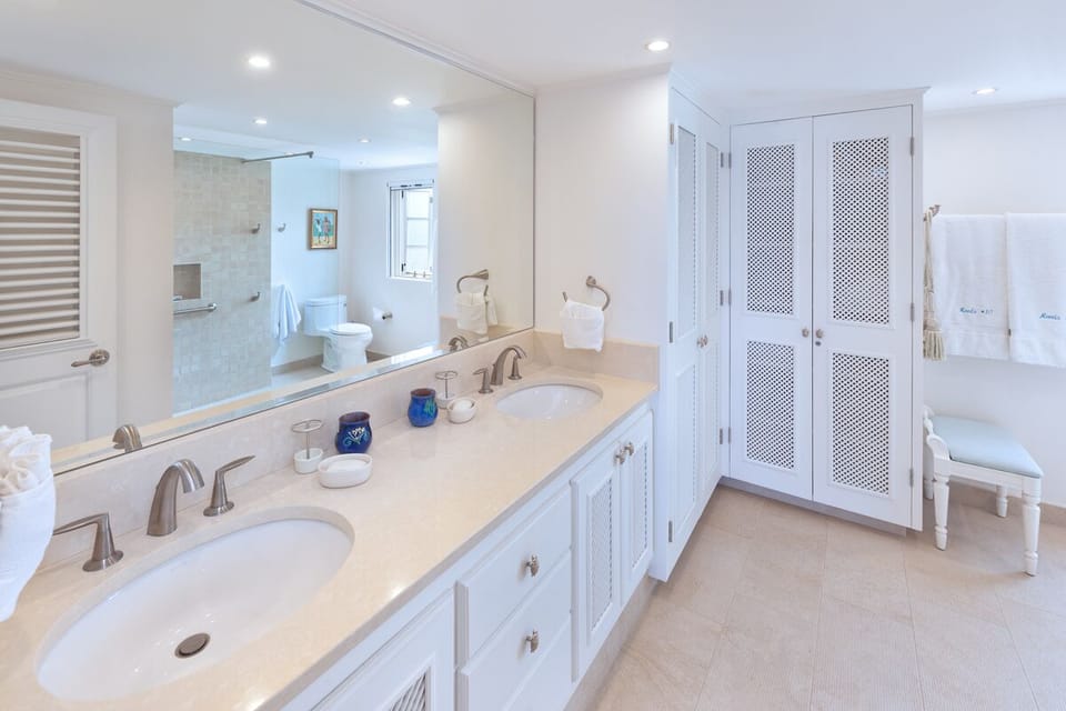 Bathroom with double vanity