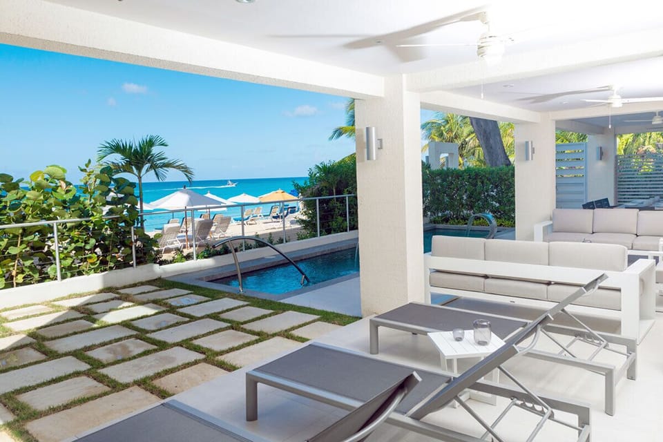 The Villa at the St. James - Master Patio with stunning views