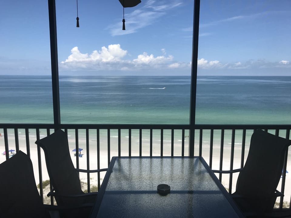 View from screened balcony.