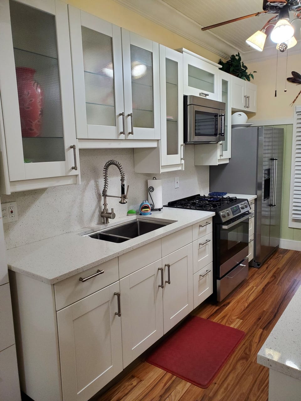 over-sized kitchen