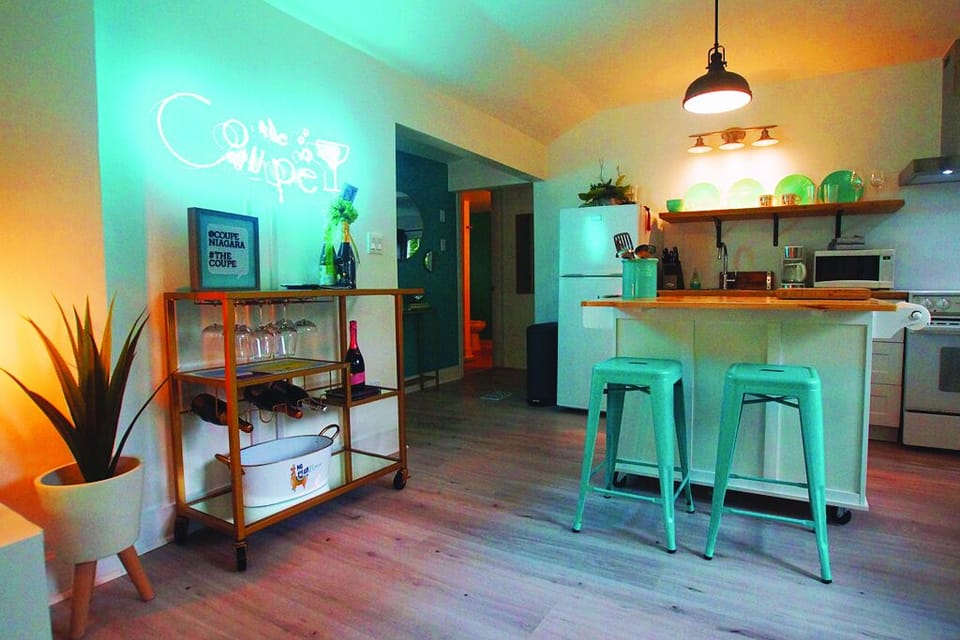 All glassware, dishes, cutlery and wine openers (of course!) provided.