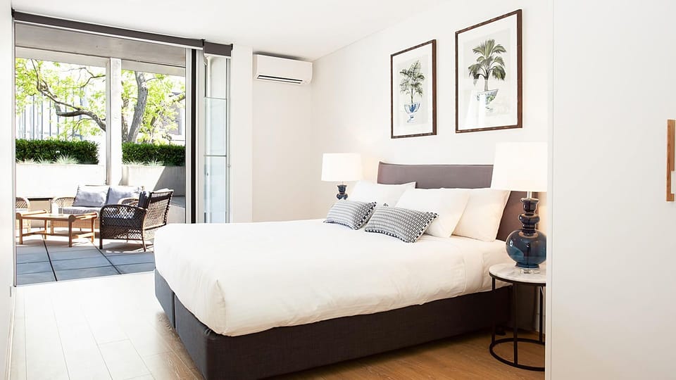 Floor-to-ceiling windows for natural light