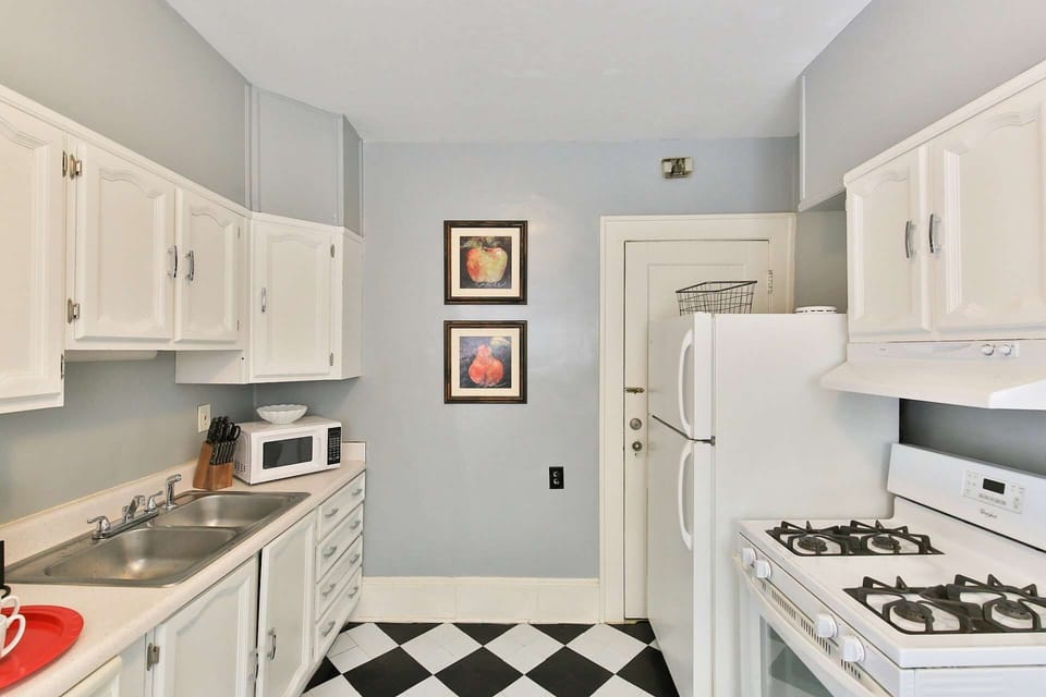 Kitchen is big enough to cook up your favorite meal with family or friends