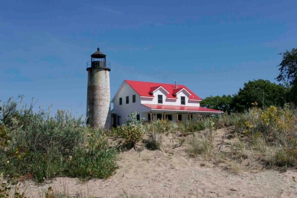 Charity Island lighthouse  
Established 1857