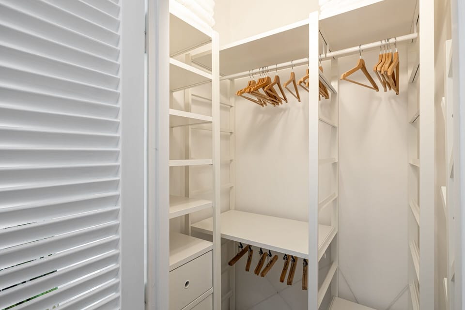 second bedroom's closet 