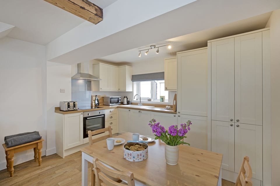 Modern country kitchen in Nidd View holiday cottage between York and Wetherby.
