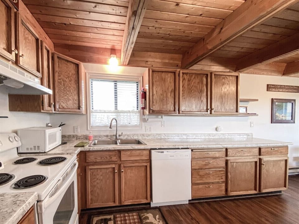 Charming rustic kitchen with modern amenities, perfect for cooking up memories with family and friends