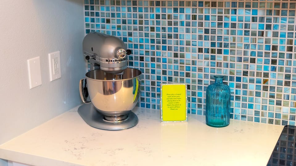 A KitchenAid mixer if you find the need to bake for your family or friends.