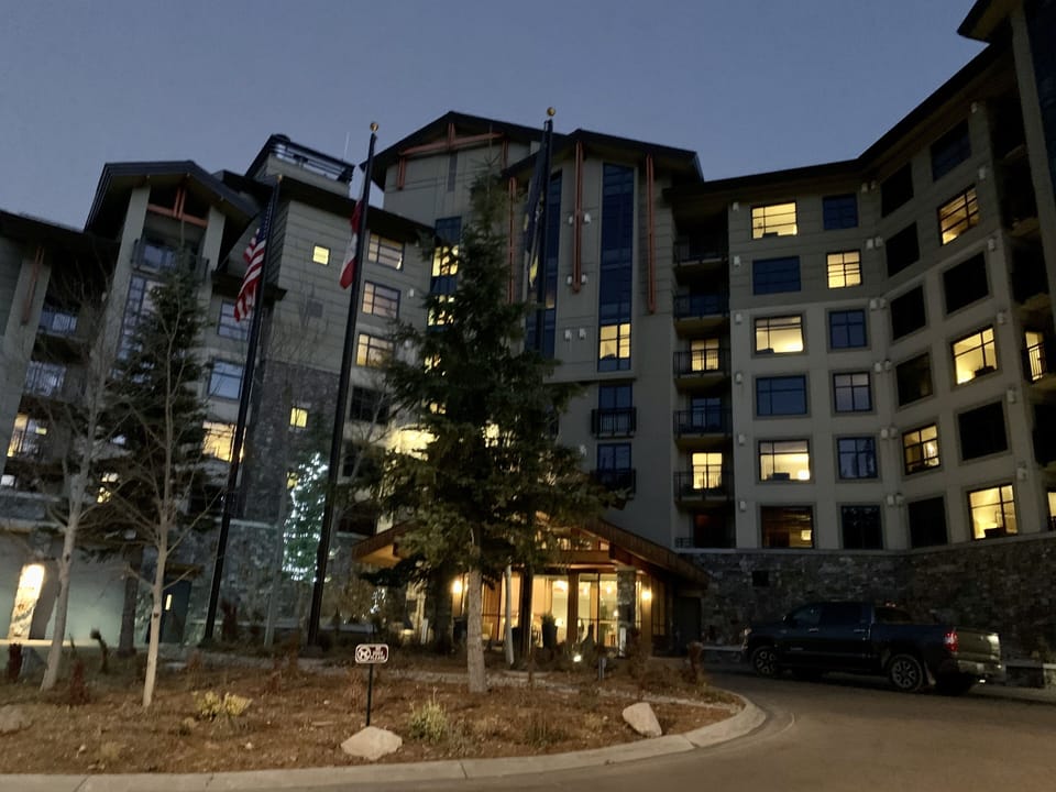 Front of the Westin Monache.