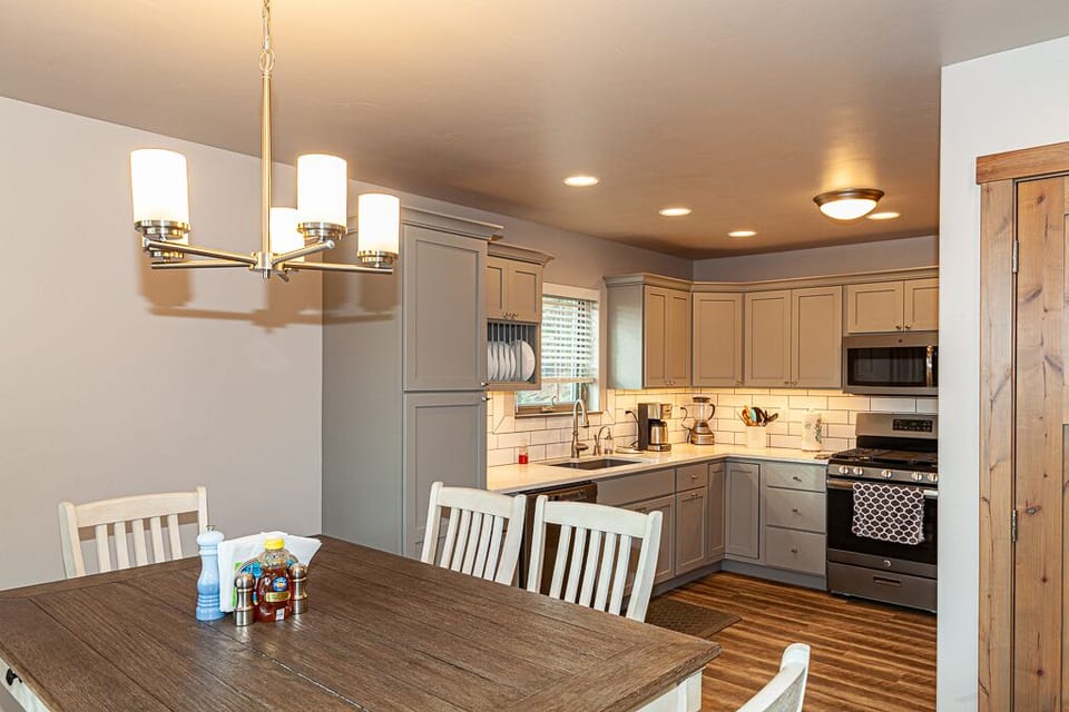 Dinning room and kitchen