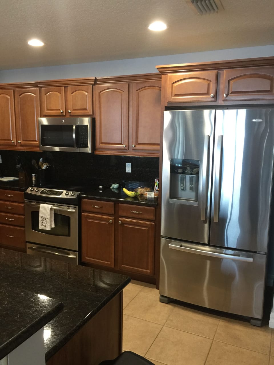 Well-stocked kitchen