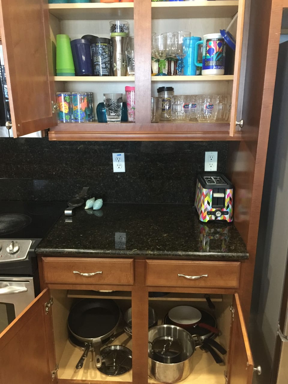 Well-stocked kitchen