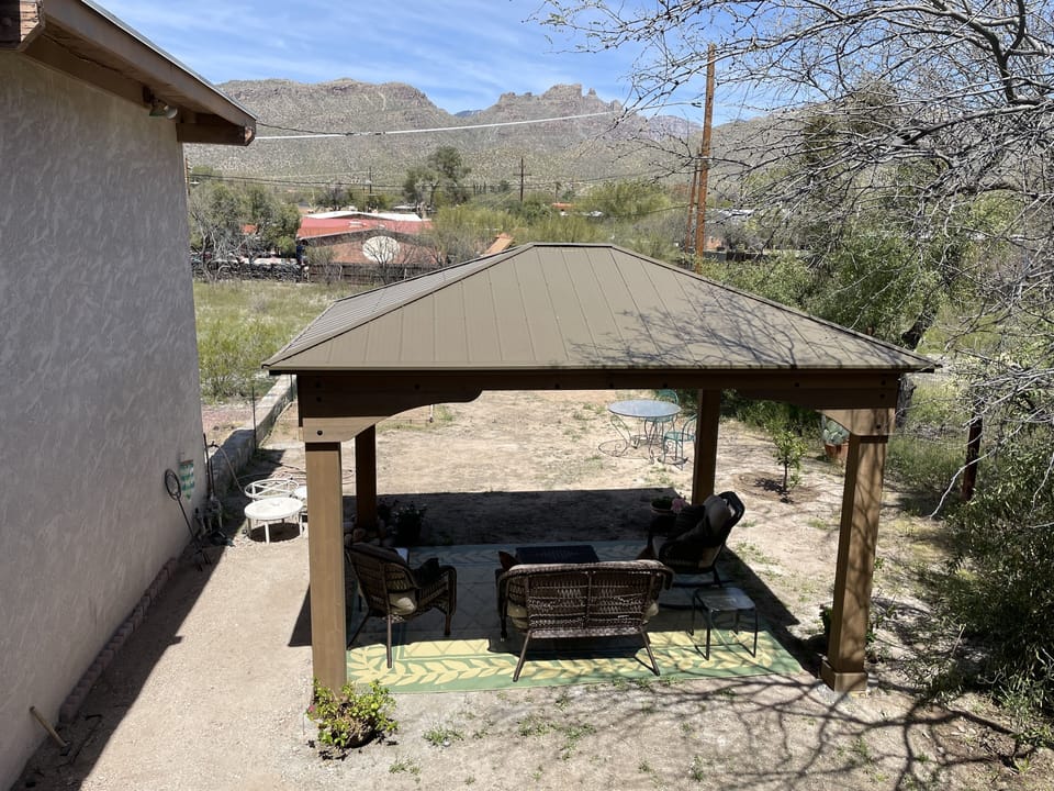 Backyard gazebo