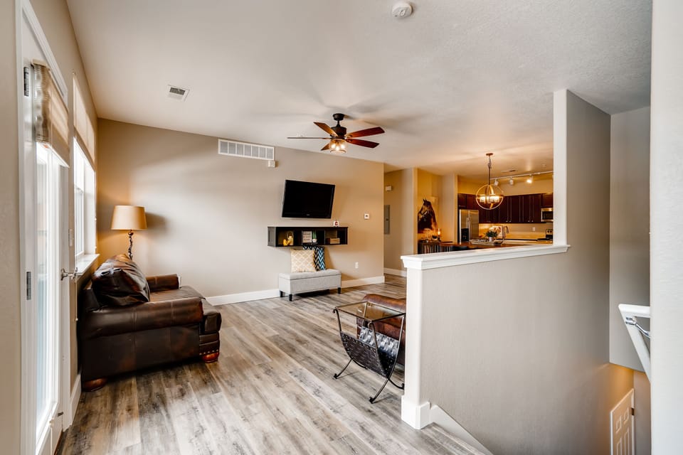Direct access from attached garage to unit
