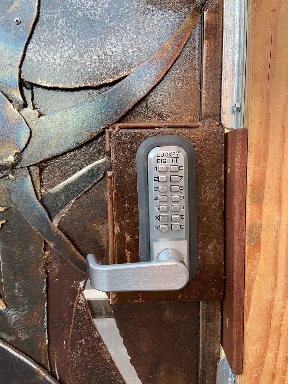 Enter code for Patio