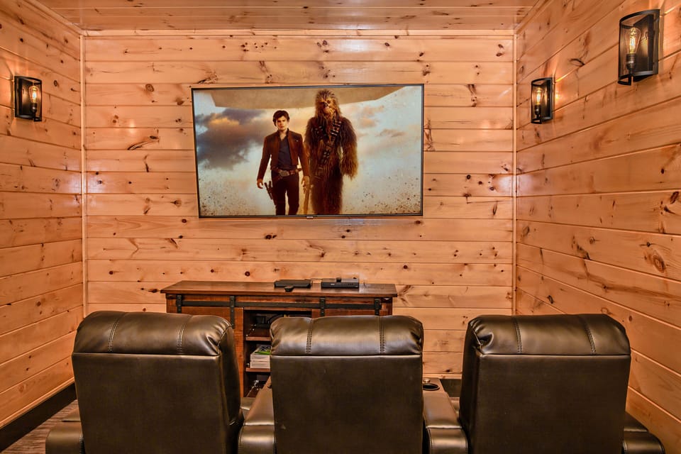Lower Level Game Room with Home Theater