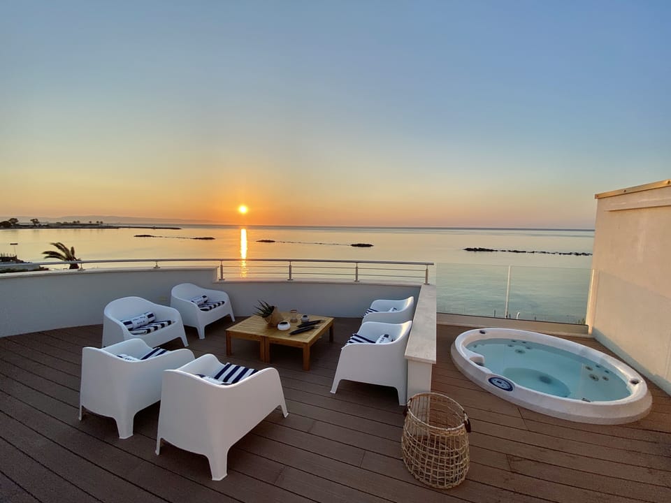 Sunrise view from the Sky Terrace
