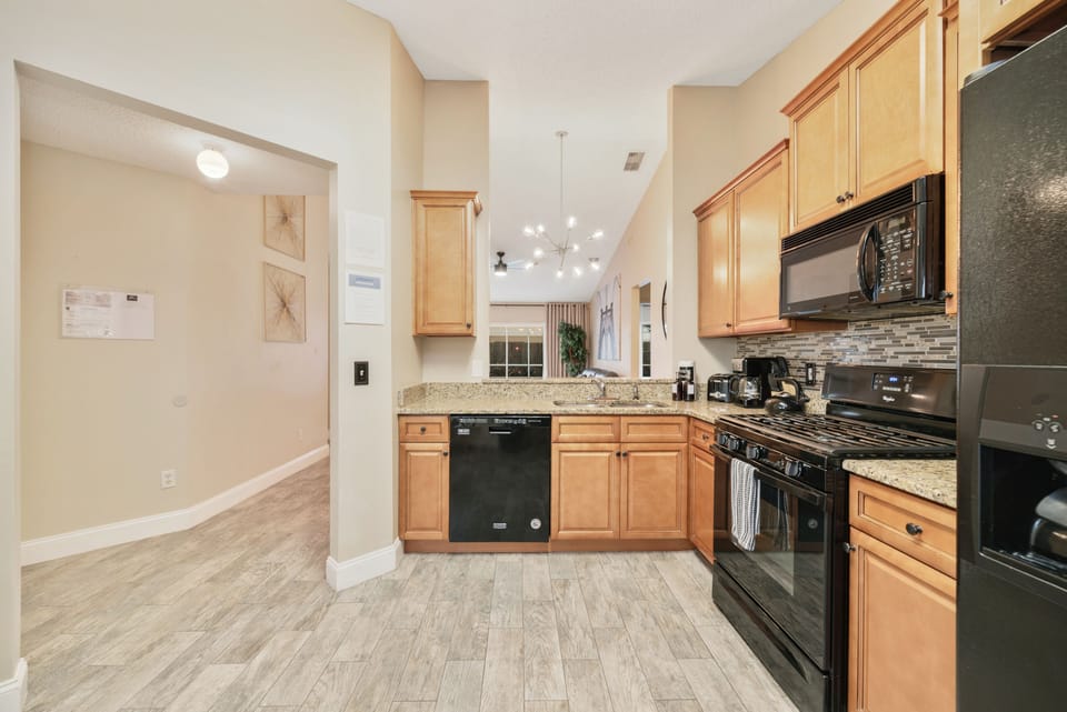 Gas range | Dishwasher | Refrigerator | Coffee maker | Toaster | Blender | Etc.