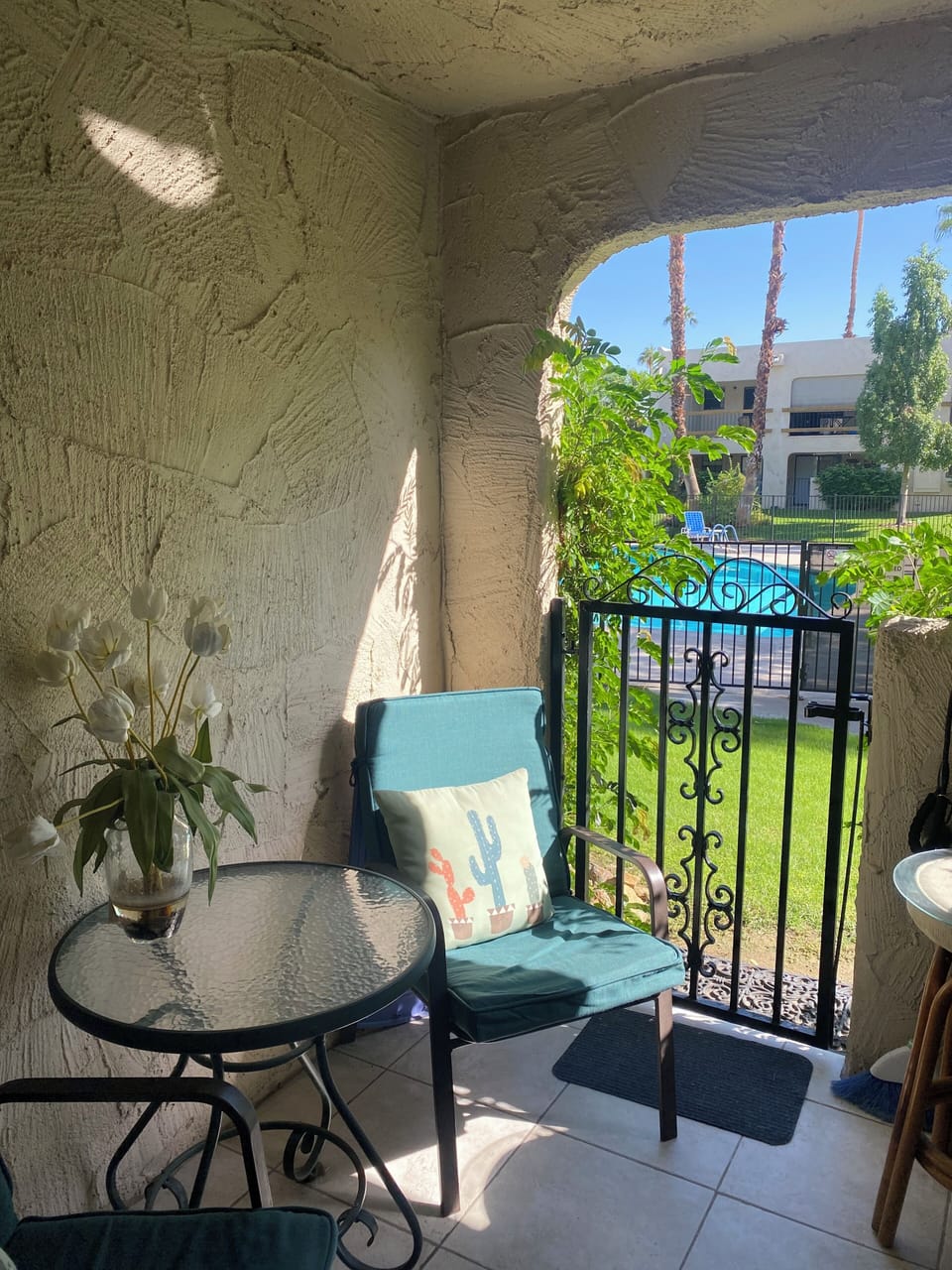 Patio to pool
