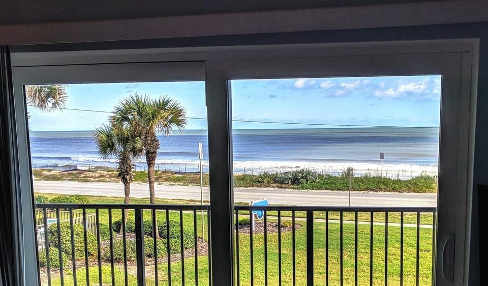 Ocean View out sliders from living room