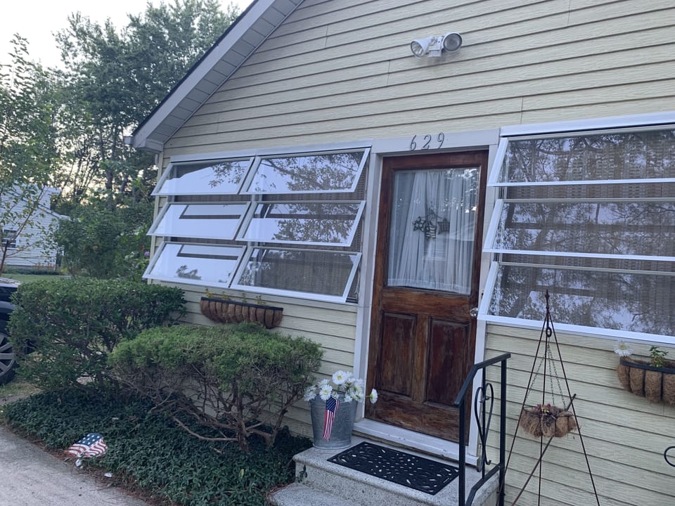 Front of cottage