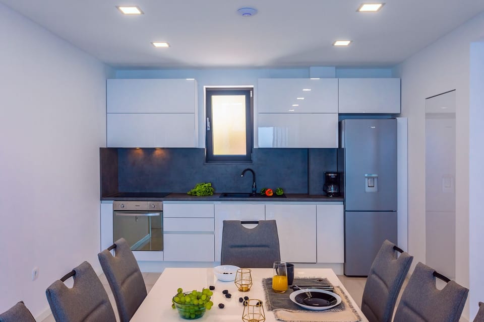 The kitchen is equipped with all the needed amenities