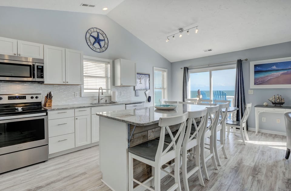 Food tastes better when your cooking with this view.  That's just a fact.  