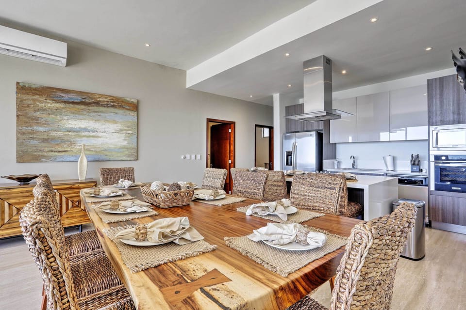 Set the table for a family-style feast.
