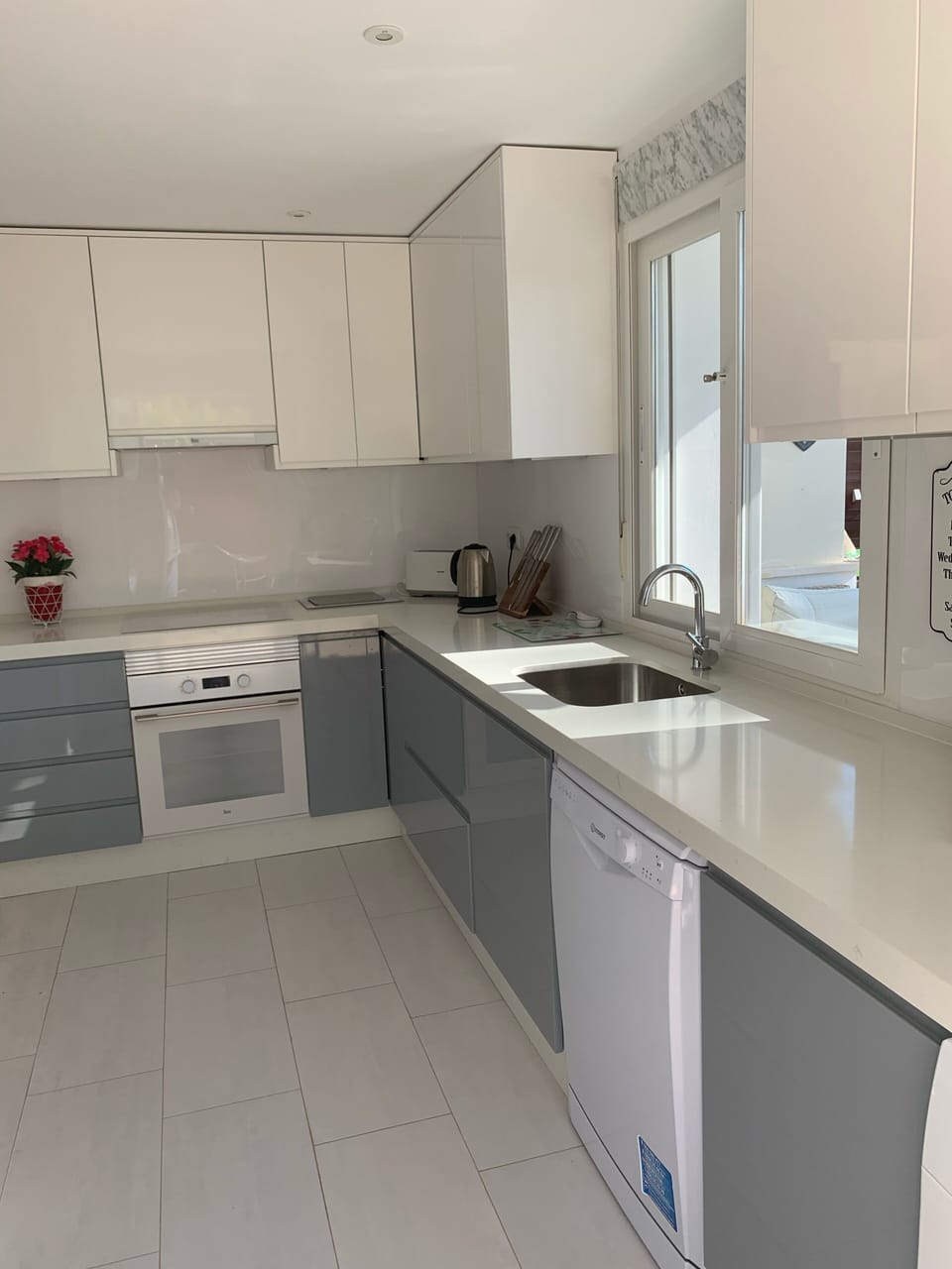Fully equipped modern kitchen