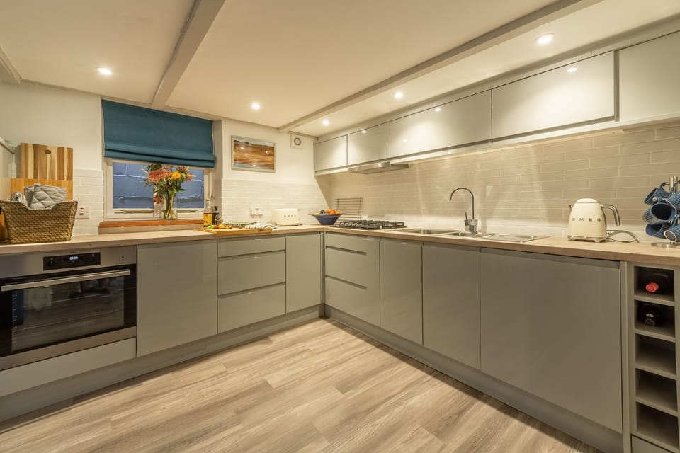 Ground floor: The kitchen is well-equipped