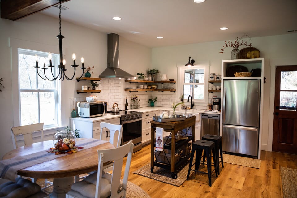 View of kitchen.
