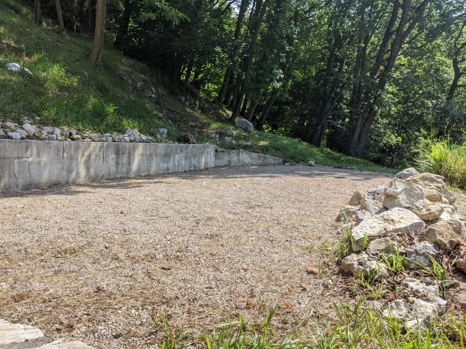 Petanque court.