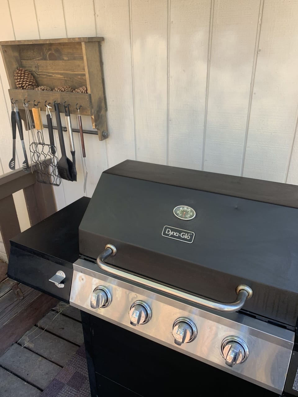 Gas BBQ. We provide the propane