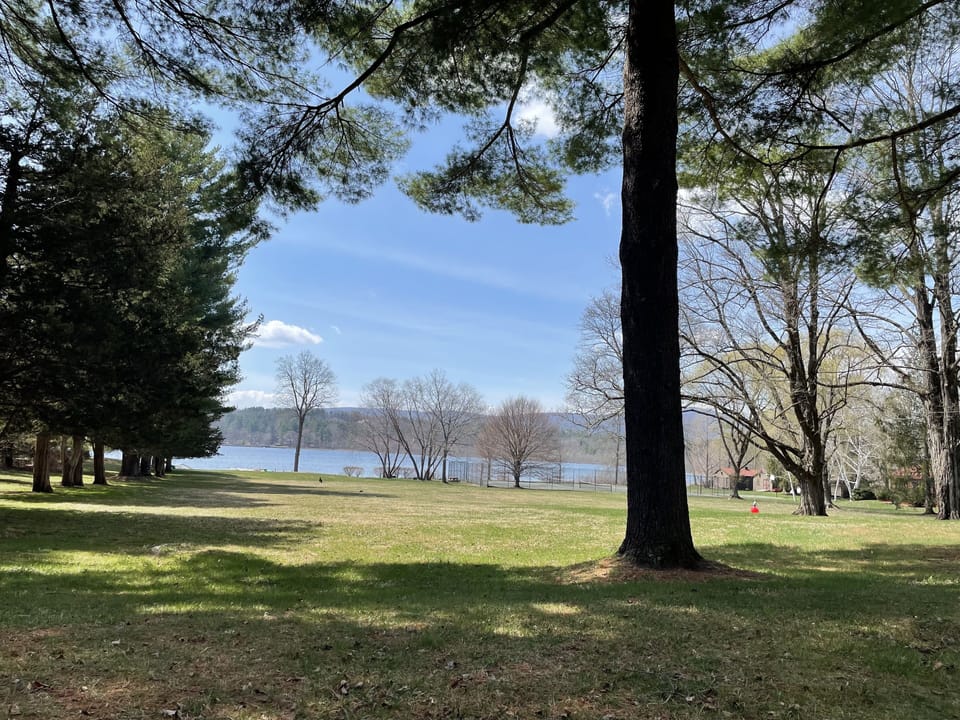 Sprawling park-like grounds