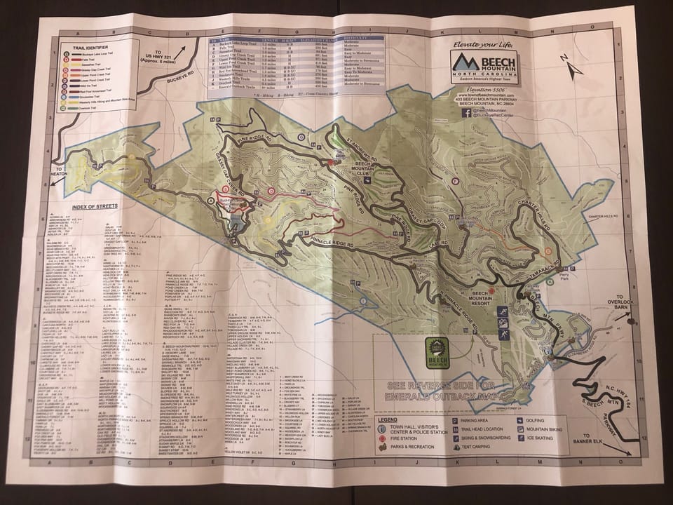 Beech Mountain Hiking Trails- So Many!!
