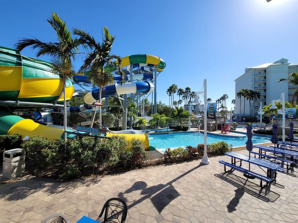 On site water park, comes with 4 free Daily Passes