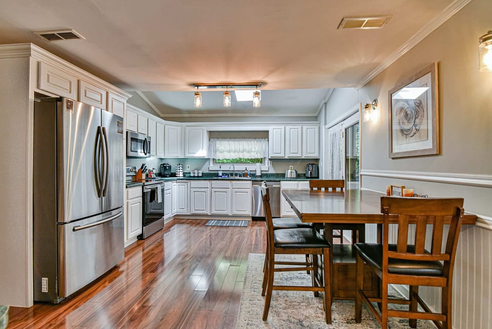 Fully stocked kitchen
