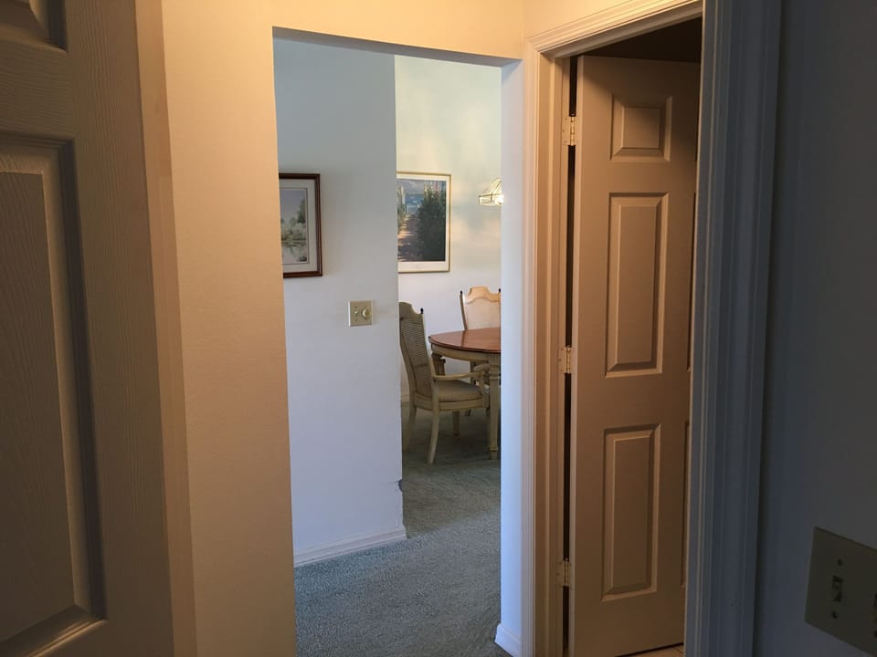 Looking out into Condo from Second Bedroom