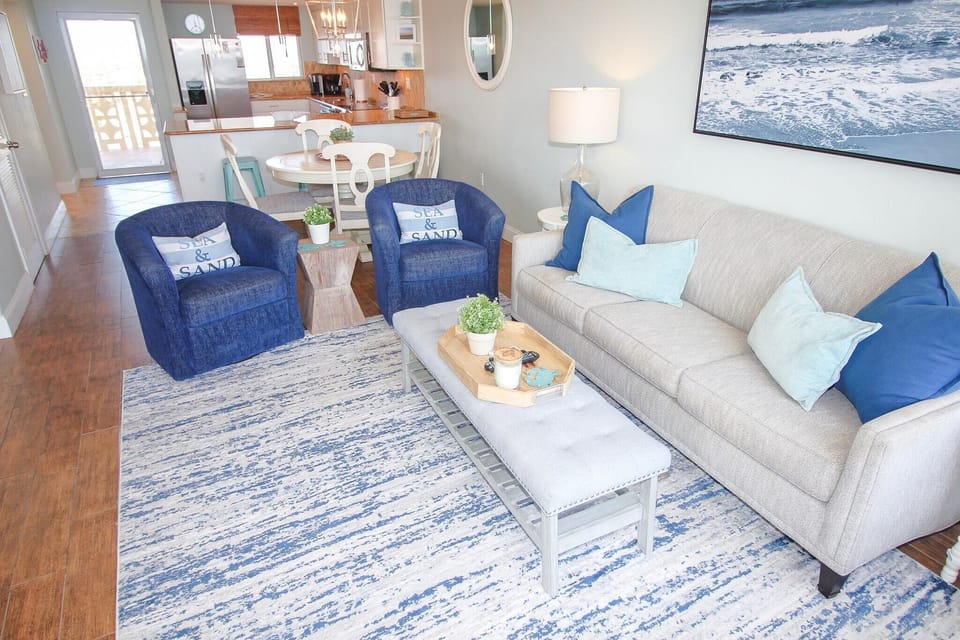 Living Room Flows into Dining Room
