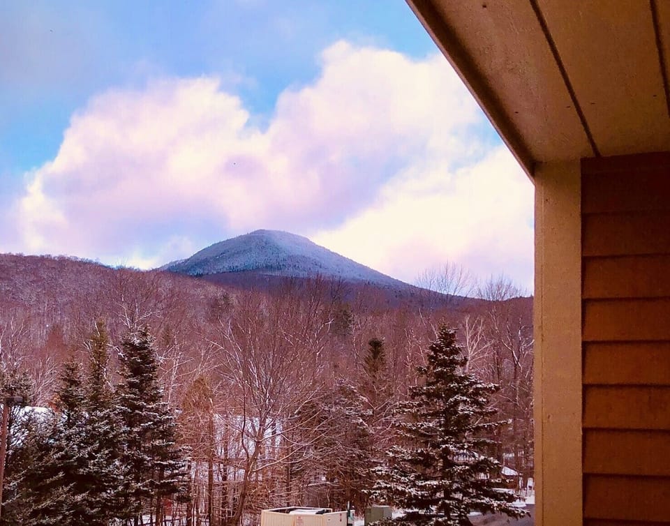 Rear balcony view 