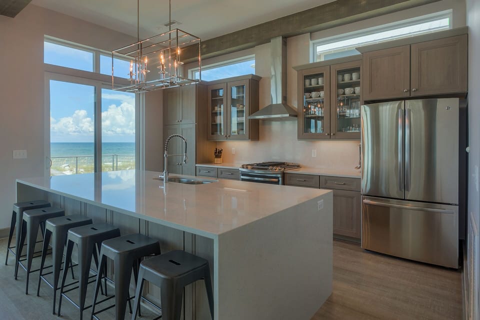 Take in the view while you whip up a gourmet meal!