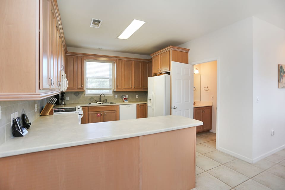 Kitchen with Half Bath