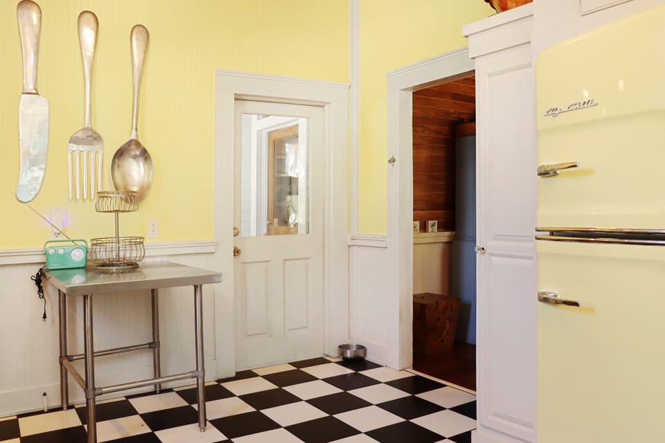 Kitchen with Access to Screened Back Porch