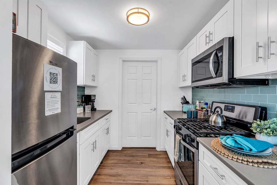 Modern kitchen with stylish finishes
