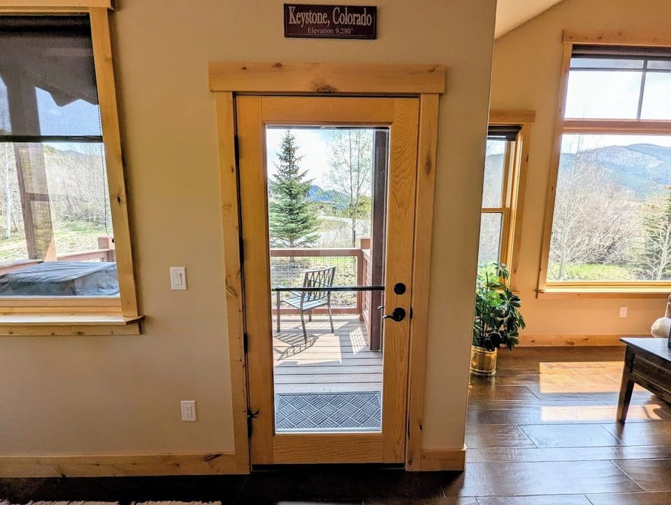 Private balcony access