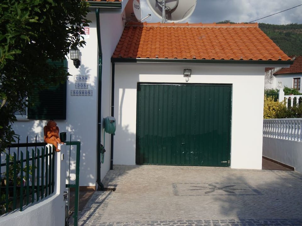 Secure parking for one car.