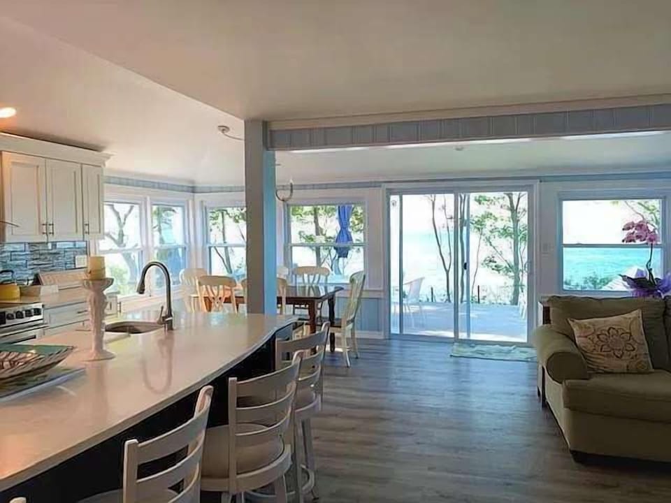 Relaxing view from the kitchen area