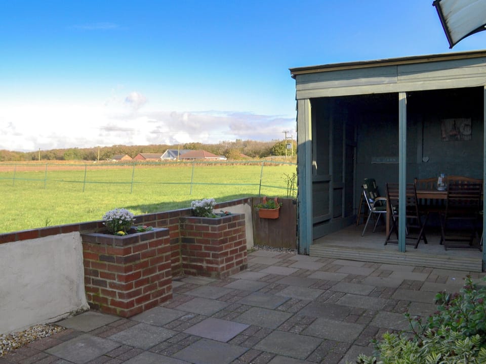 Patio with sitting out area | Coles Retreat, Anderby Creek, near Skegness